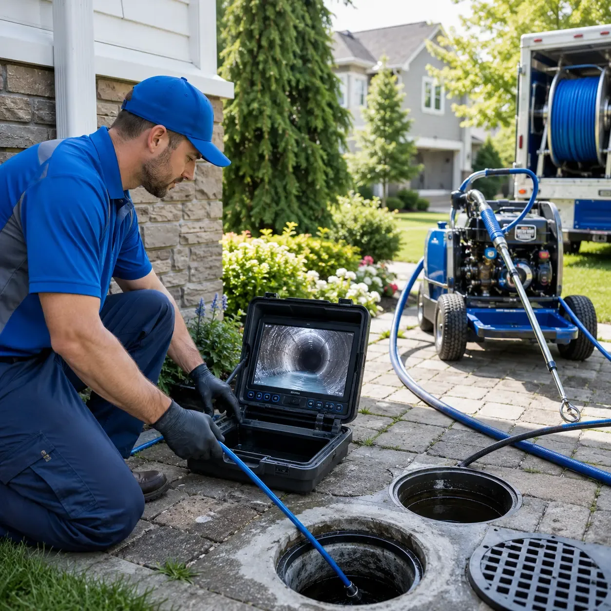 Outdoor drain cleaning professionals serving Lincoln Park, MI